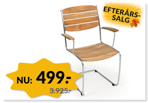 SPRING HAVESTOL - EFTERÅRSSALG